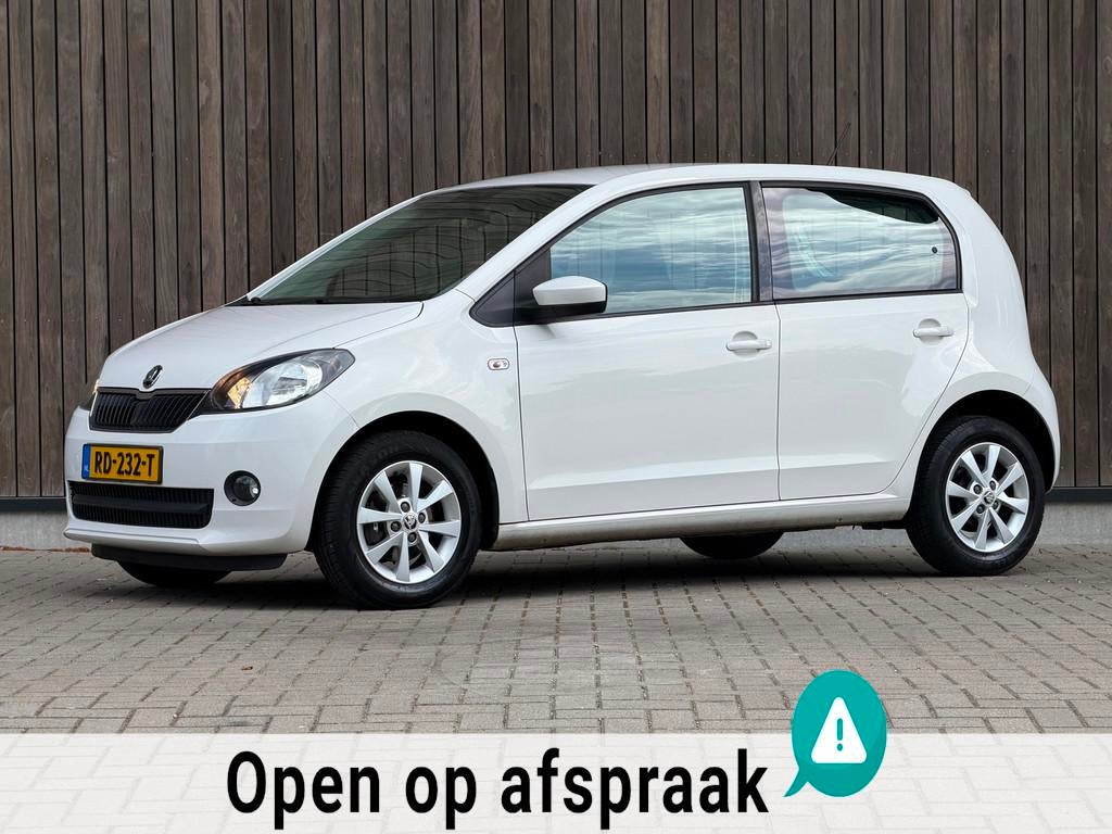 Skoda Citigo 1.0 Ambition / Airco / Automaat /, Auto's, Stof, Gebruikt, Wit, Bedrijf