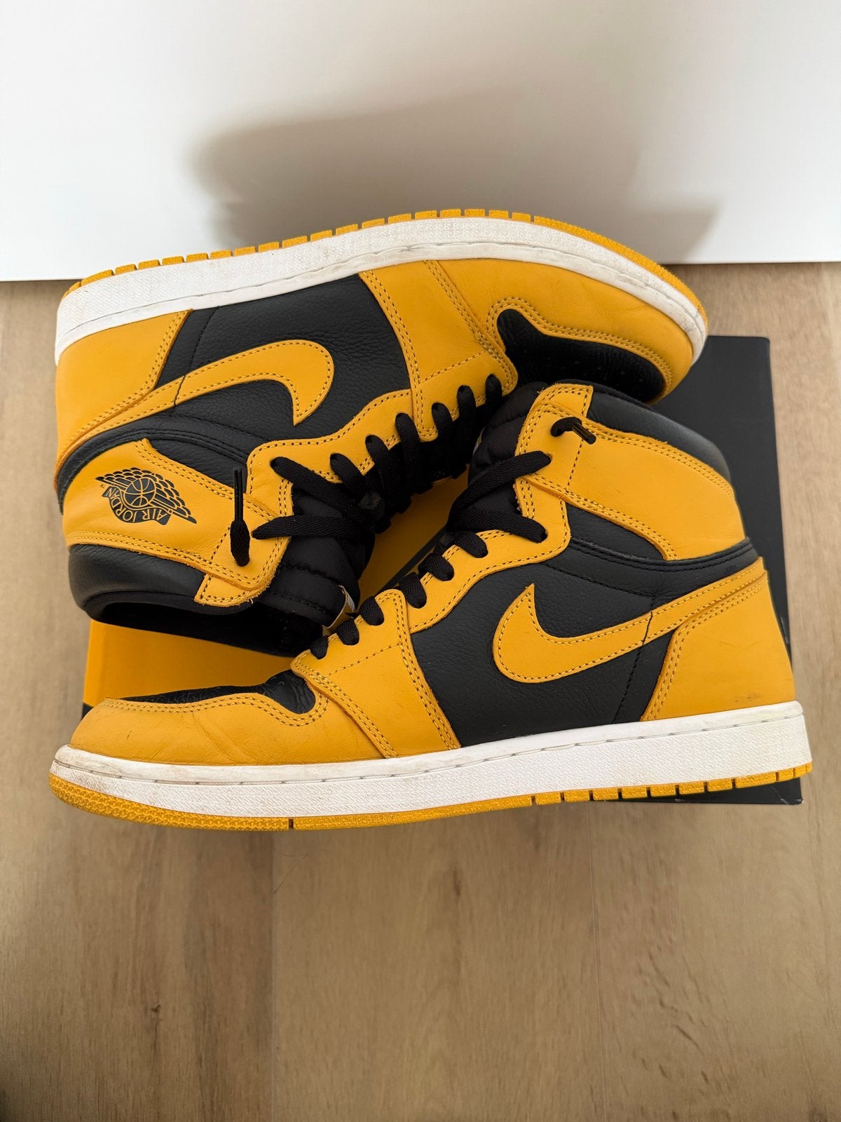 Nike Air Jordan 1 Retro High OG Pollen - Maat 45, Kleding | Heren, Overige kleuren, Verzenden, Sneakers of Gympen, Gedragen