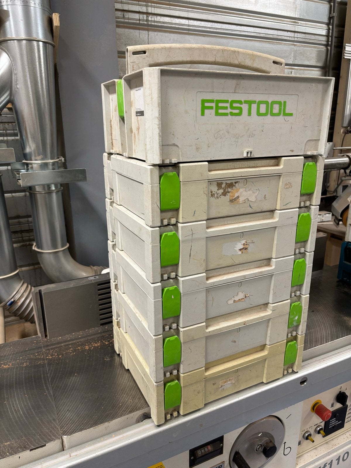 Festool Systainer (5 stuks), Ophalen, Gebruikt