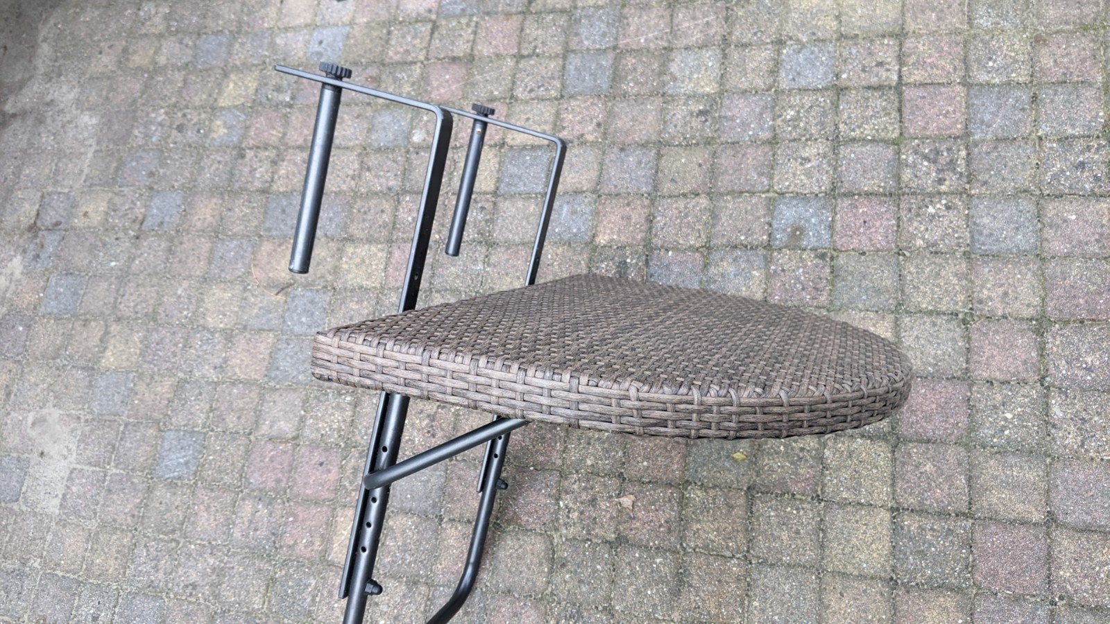 Inklapbare tafel balkon, Ophalen, Gebruikt, Rond