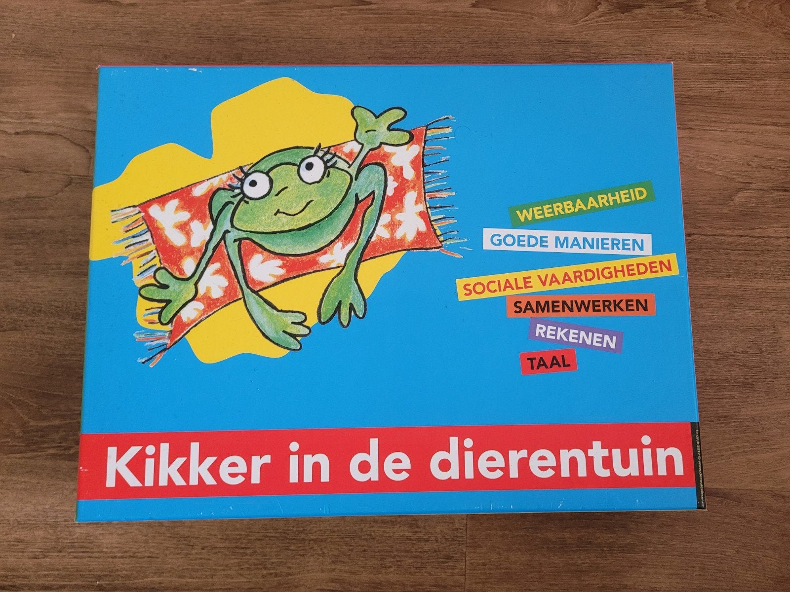 Kikker in de Dierentuin! Educatief bordspel voor kinderen, Ophalen of Verzenden, Zo goed als nieuw, Taal en Lezen