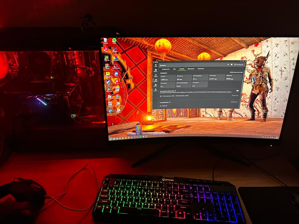 Complete Gaming Setup Te Koop, Zo goed als nieuw, Gaming, SSD, 3 tot 4 Ghz