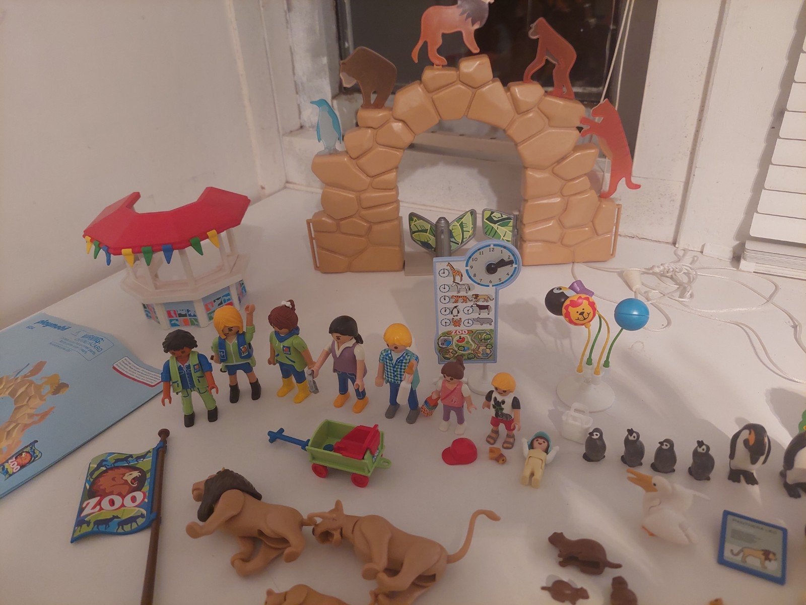 Playmobil Dierentuin en Dierenkliniek (set 6634), Kinderen en Baby's, Speelgoed | Playmobil, Ophalen, Gebruikt, Gebouw, Complete set