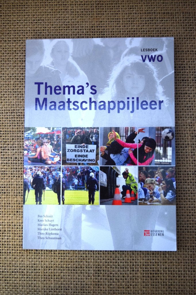 Thema's Maatschappijleer, HAVO, Ophalen of Verzenden, Zo goed als nieuw, Bas Schuijt