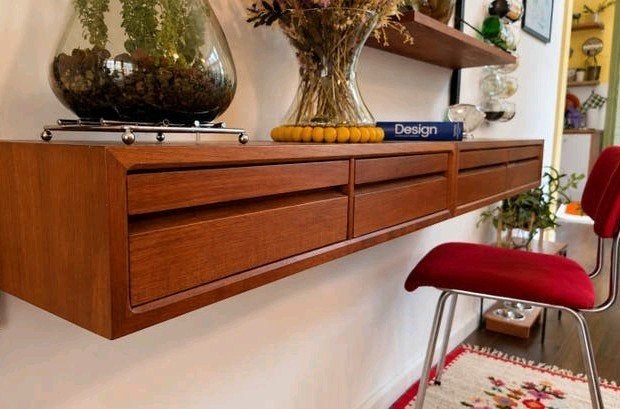 Wandsysteem | Poul Cadovius | Royal System | Deens Design, Teakhout, 150 tot 200 cm, Met klep(pen), Ophalen of Verzenden