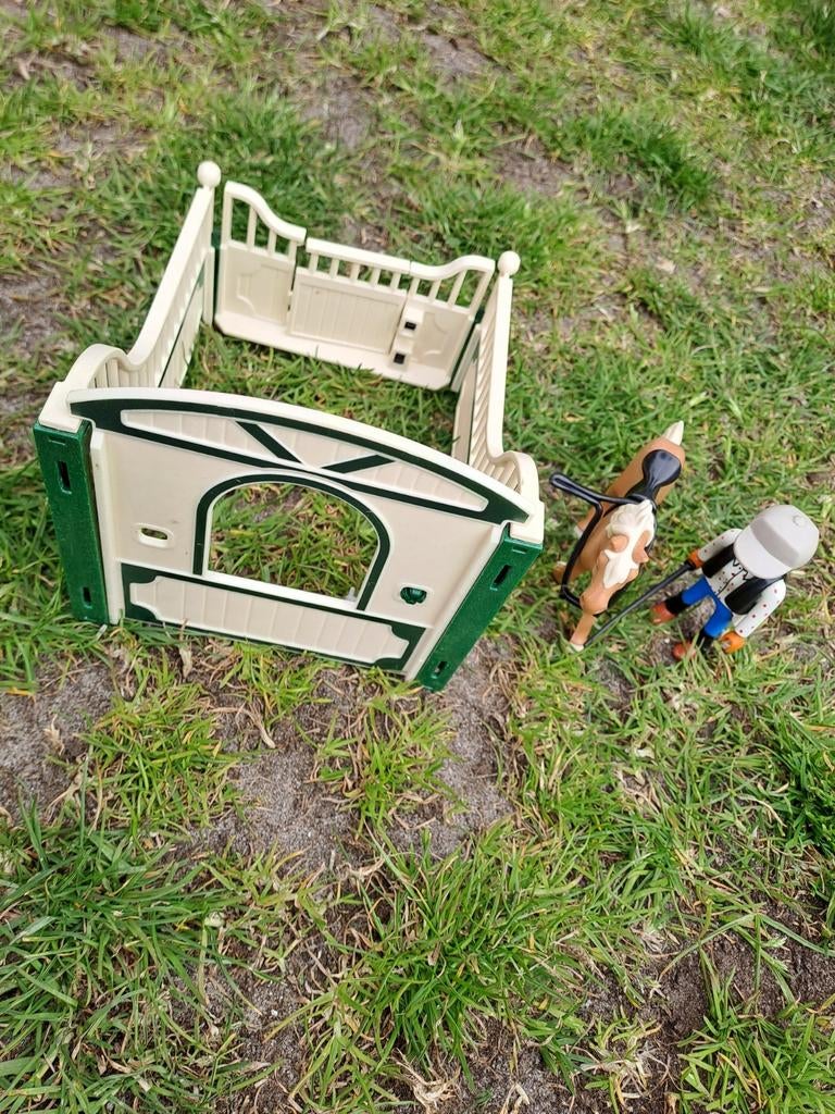 Playmobil Haflinger met paardenbox - 5109, Ophalen, Gebruikt, Los playmobil