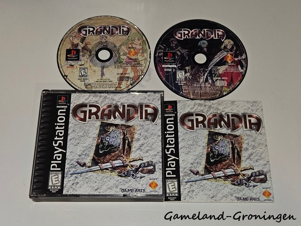 Grandia (PS1) NTSC, Gebruikt, -, -, 1 speler