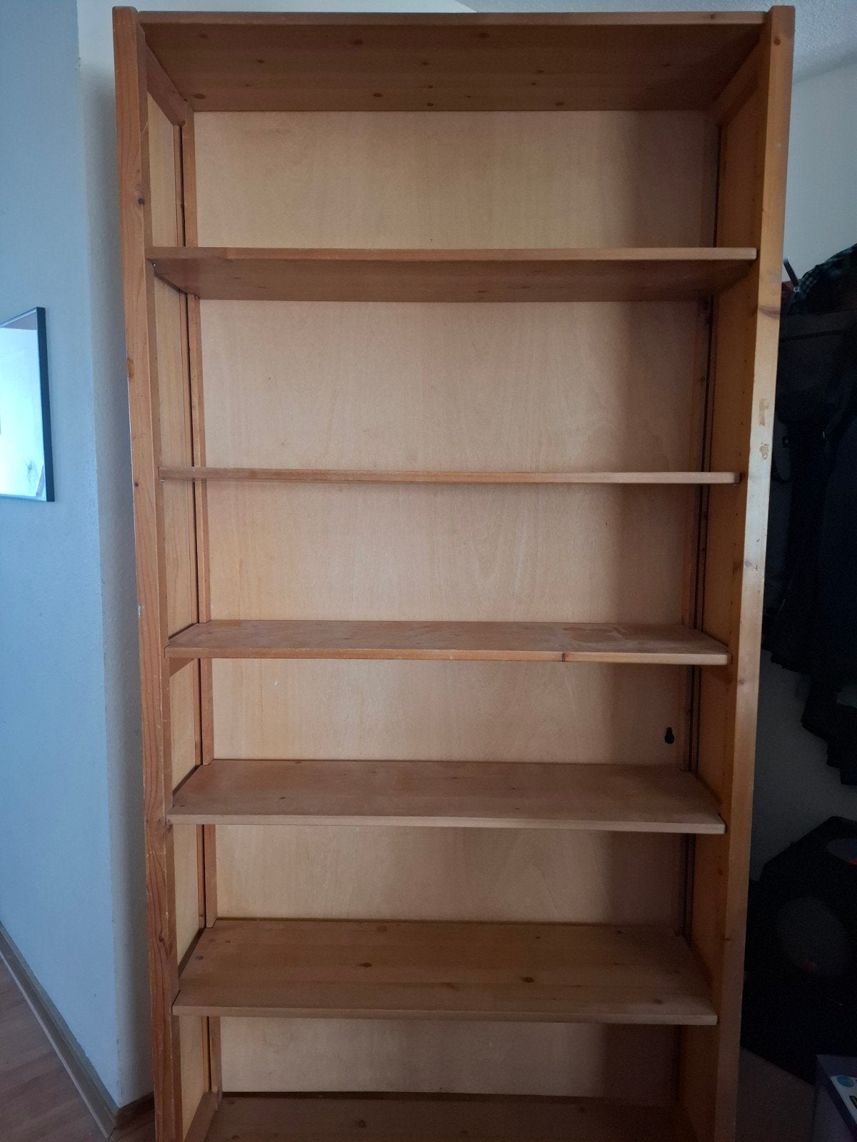 Lundia boekenkast, grenen. 104210x30 (bxhxd), Huis en Inrichting, Kasten | Stellingkasten, Ophalen, Gebruikt