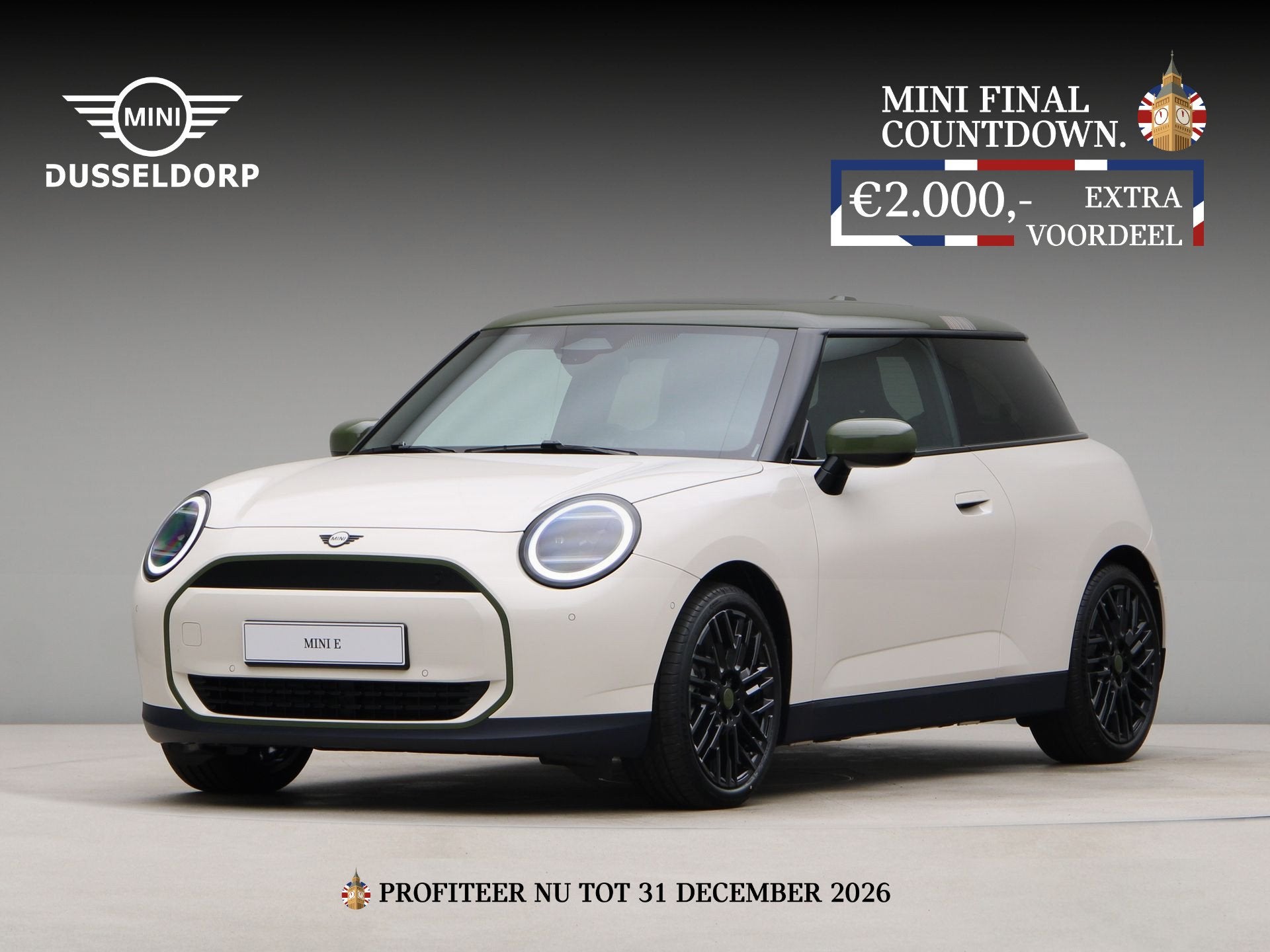 MINI Cooper E Paul Smith Edition Pakket M PRIVATE LEASE EUR, Dealer onderhouden, 4 stoelen, Wit, Parkeerassistent