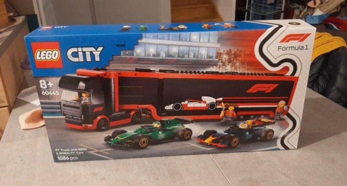 Lego 60445 F1 Truck met auto’s, Ophalen of Verzenden, Nieuw