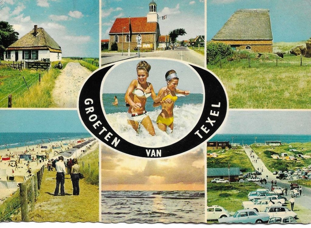 Texel- -7-luik., Ophalen of Verzenden, 1960 tot 1980, Gelopen, Waddeneilanden