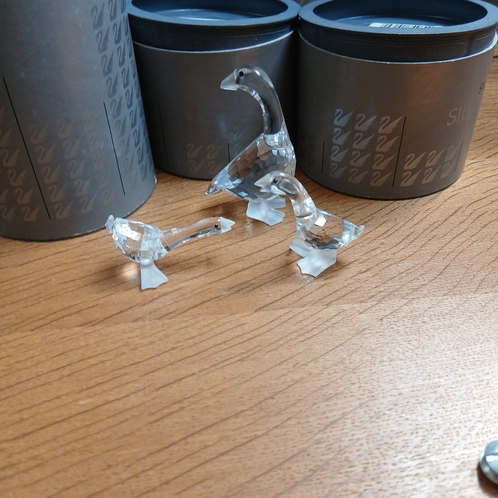Swarovski 3 ganzen, Ophalen of Verzenden, Figuurtje