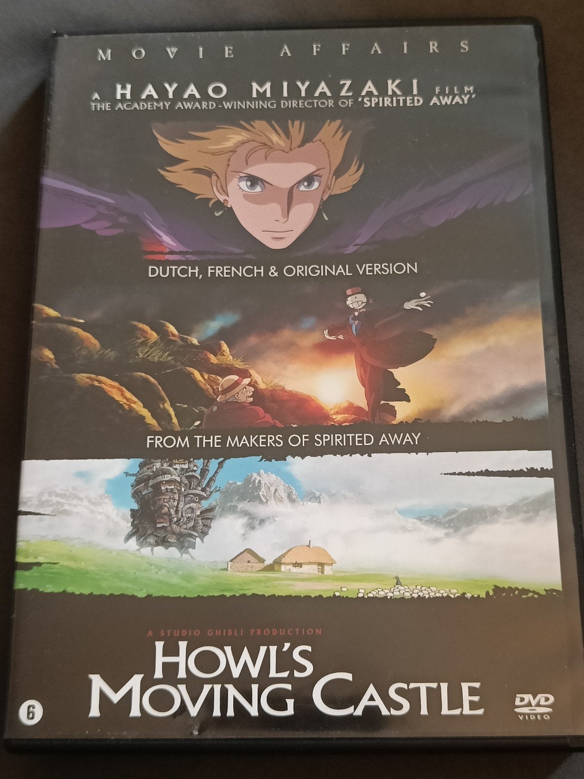 Howl's Moving Castle DVD - Studio Ghibli, Hayao Miyazaki, Gebruikt, Animatie, Anime (Japans), Nederlands
