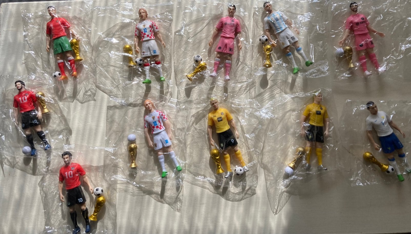 Voetbal poppetjes, Ophalen, Zo goed als nieuw, Buitenlandse clubs, Beeldje of Poppetje