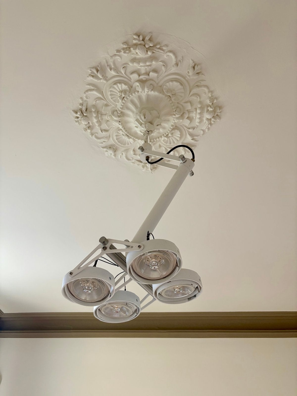Designlamp Nomad AR111 4-spots LED dimbaar plafondlamp, Ophalen, Zo goed als nieuw, Metaal, Design industrieel