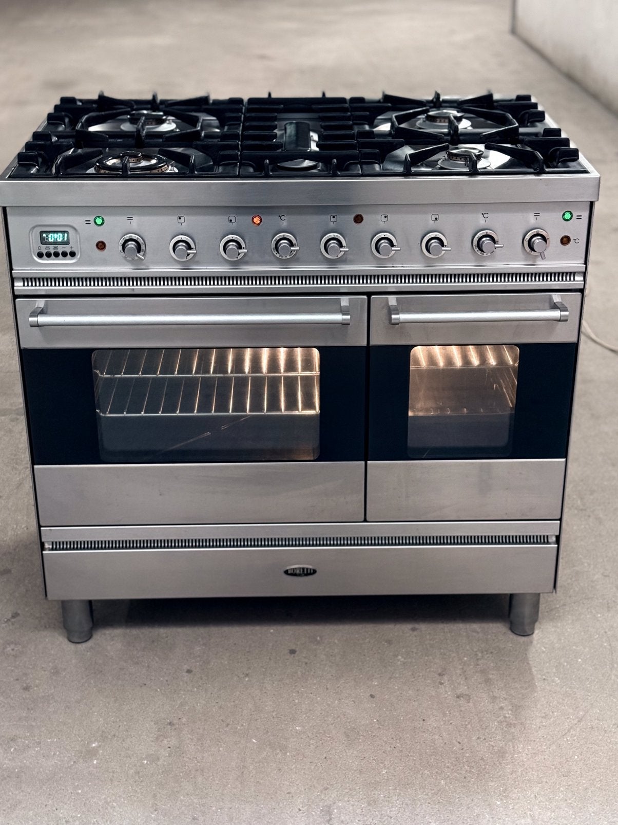 Gasfornuis Boretti met 2 ovens, Ophalen, Warmhoudplaat, 60 cm of meer, Zo goed als nieuw