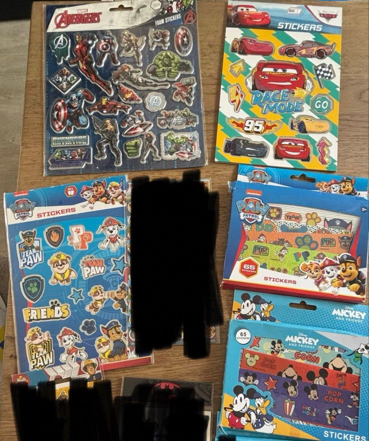 Groot Stickerpakket voor Jongens: Avengers, Cars, Paw Patrol, Verzamelen, Ophalen of Verzenden, Nieuw, Strip of Tekenfilm