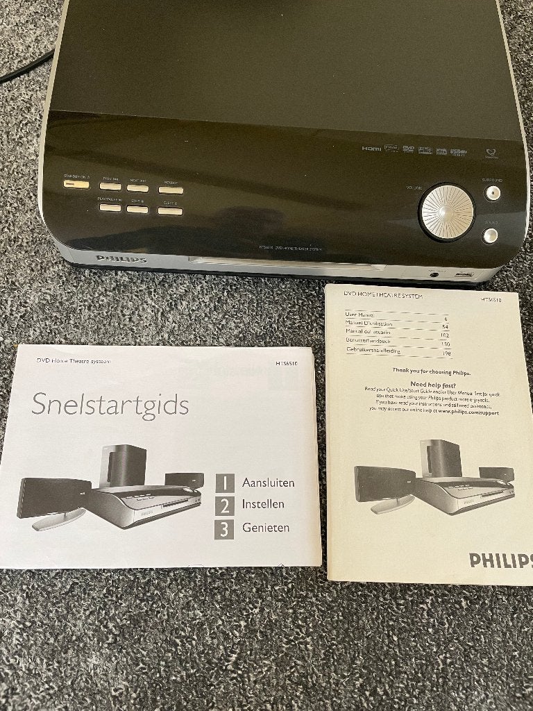 Home Cinema -Sets, Ophalen, Philips, Dvd-speler, 40 tot 70 watt
