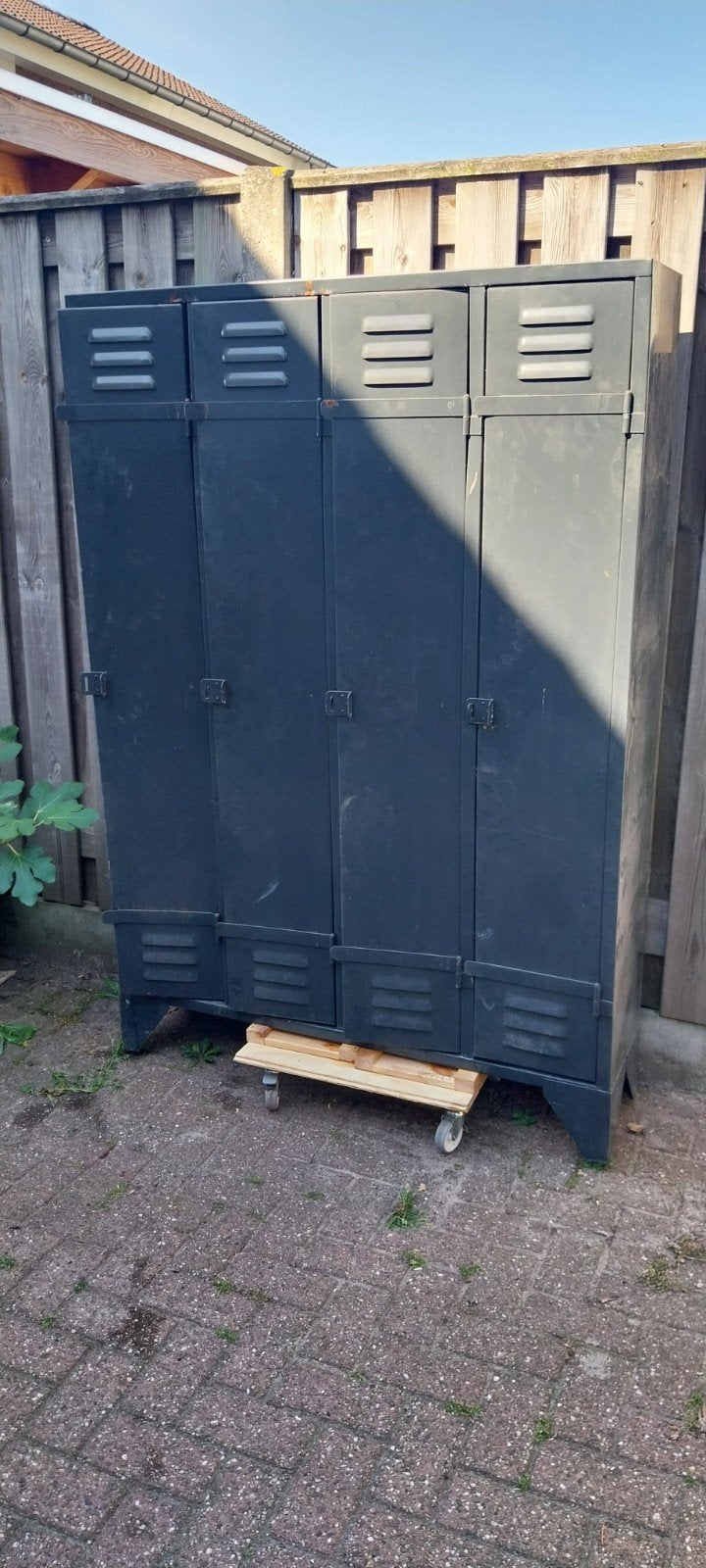 Metalen lockerkast 120x175x30cm - Industrieel design, Ophalen, Gebruikt