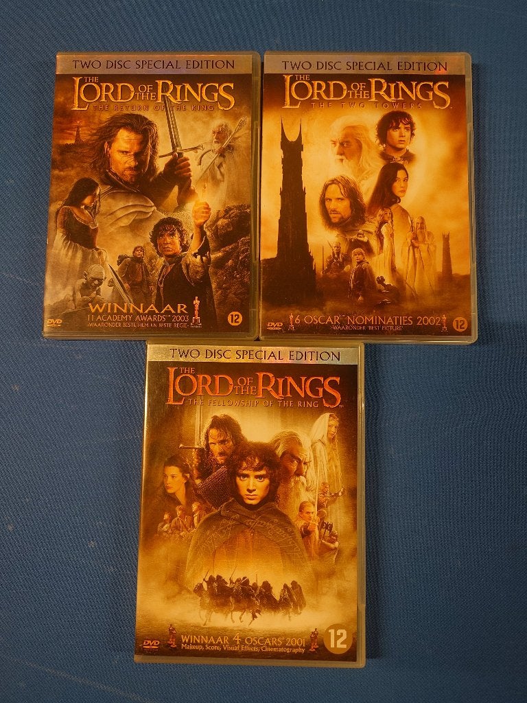DVD Lord of the Rings, Ophalen of Verzenden, Zo goed als nieuw, Overige typen