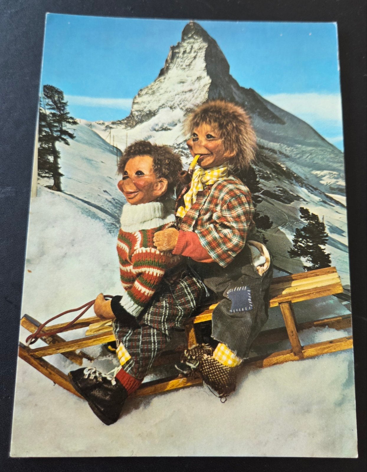 Matterhorn Rodelen - Egels, Verzenden, 1960 tot 1980, Gelopen, Kinderen