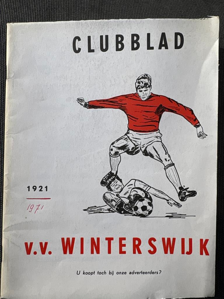 Clubblad V.V. Winterswijk 1971 - 50 jaar bestaan, Ophalen of Verzenden