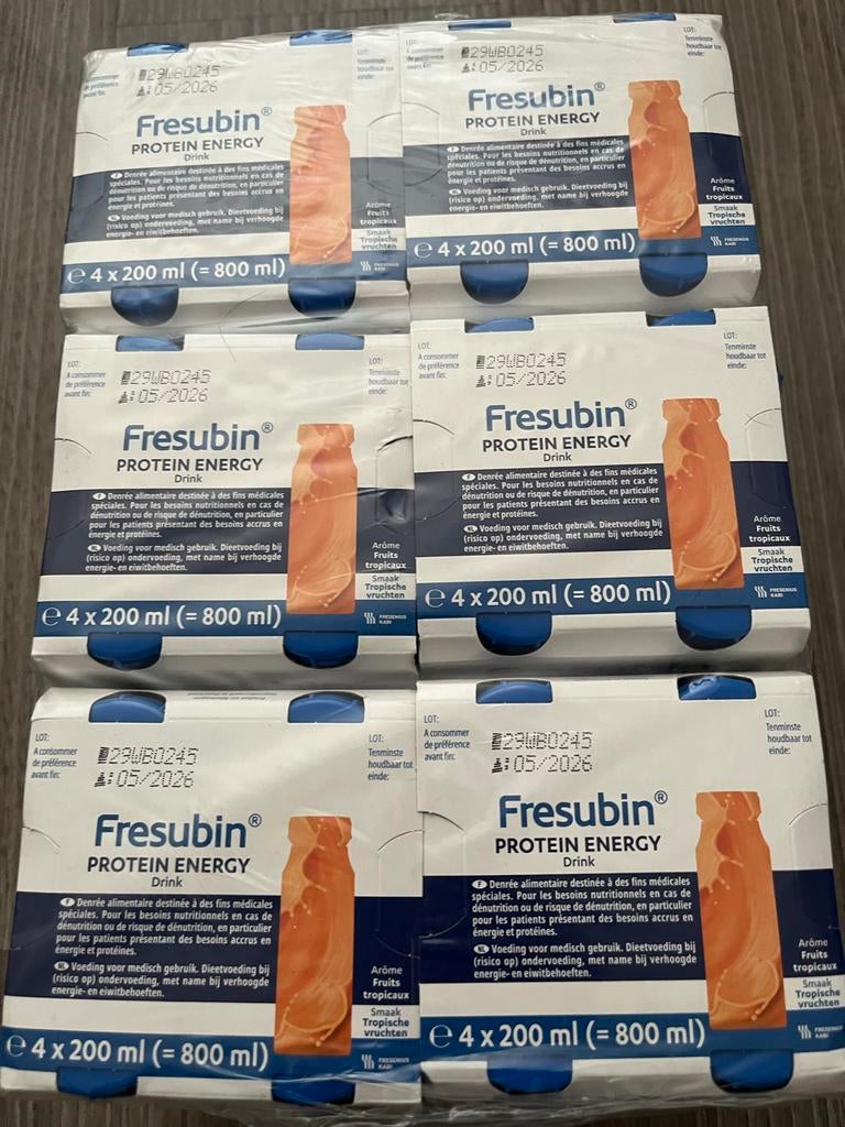 Fresubin Proteïne Drank , Aardbei,Vanille en Tropisch, Diversen, Levensmiddelen, Ophalen