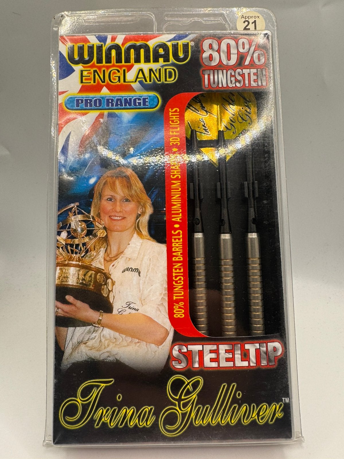 Winmau Irina Gulliver 21 Gram Dartpijlen, Sport en Fitness, Darts, Ophalen of Verzenden, Zo goed als nieuw, Nvt, Nvt