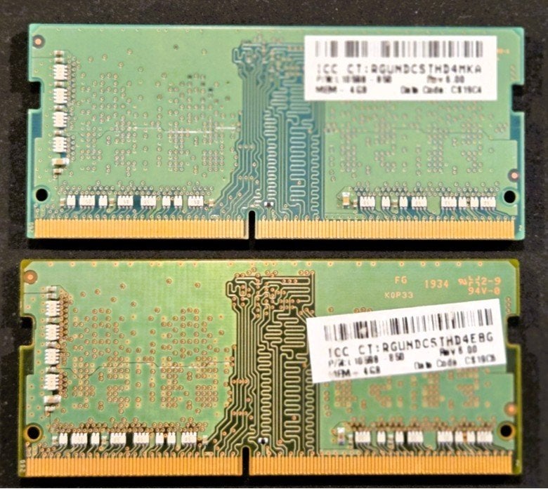 2x Samsung 4GB DDR4-2666 SO-DIMM laptop RAM – 8GB, DDR4, 8 GB, Ophalen of Verzenden, Zo goed als nieuw