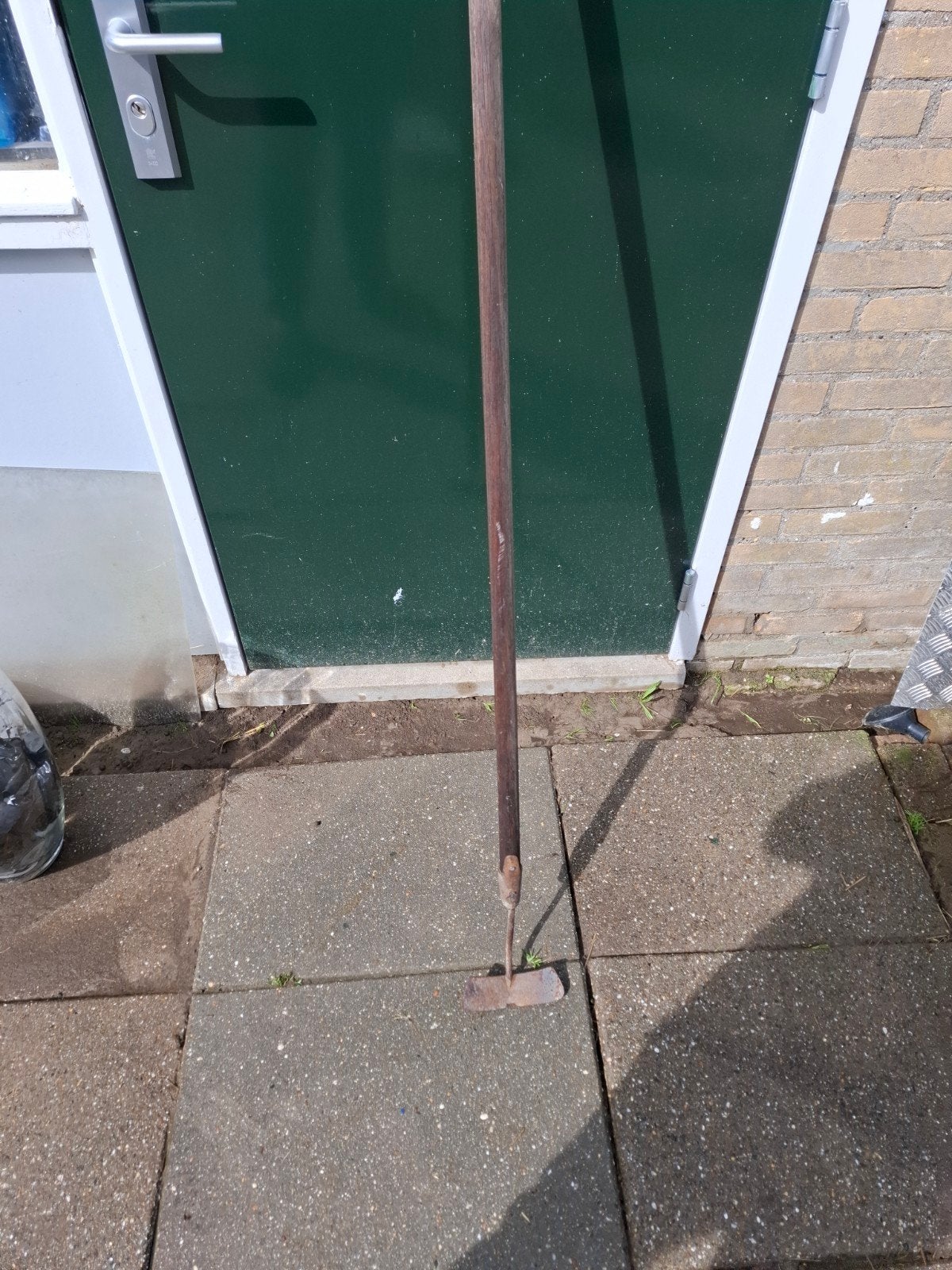 Oude schoffel voor tuinwerk, Ophalen, Gebruikt, Schoffel, Onbekend