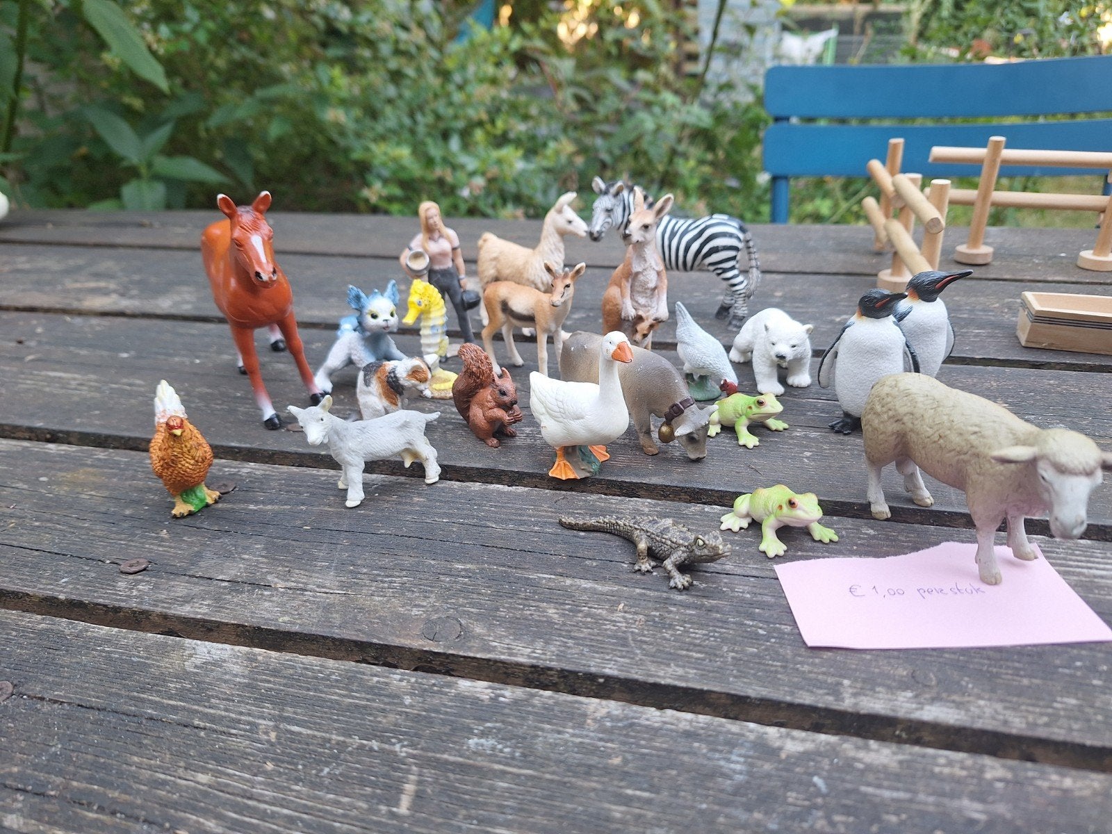 Schleich, een euro per stuk., Ophalen