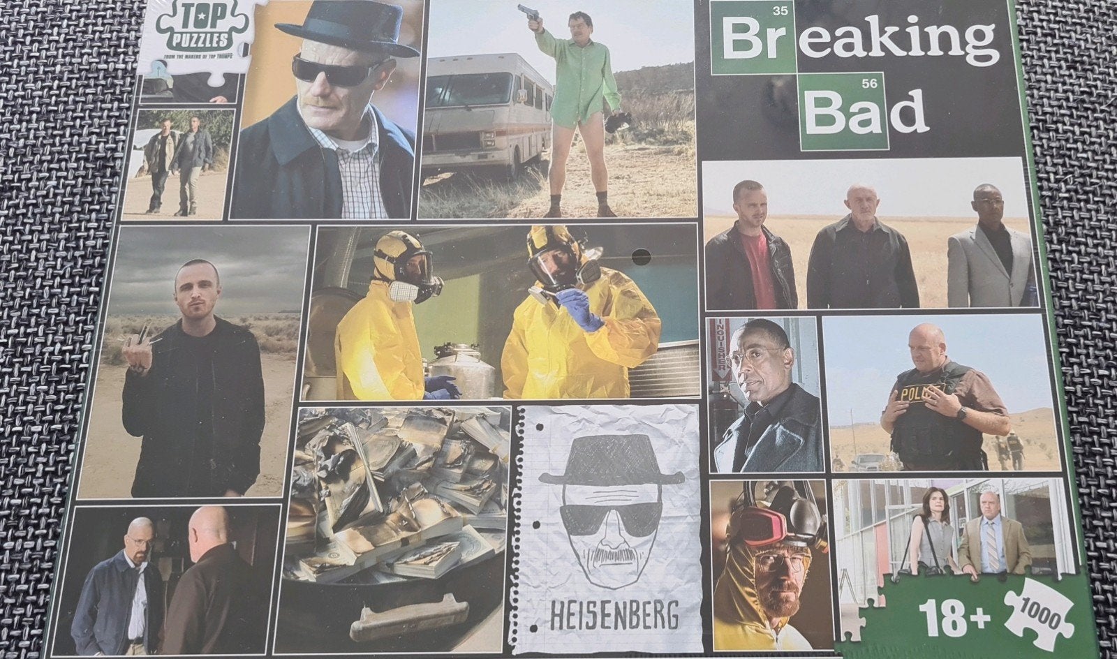 Breaking Bad Legpuzzel 1000 stukjes, Ophalen of Verzenden, 500 t/m 1500 stukjes, Nieuw, Legpuzzel