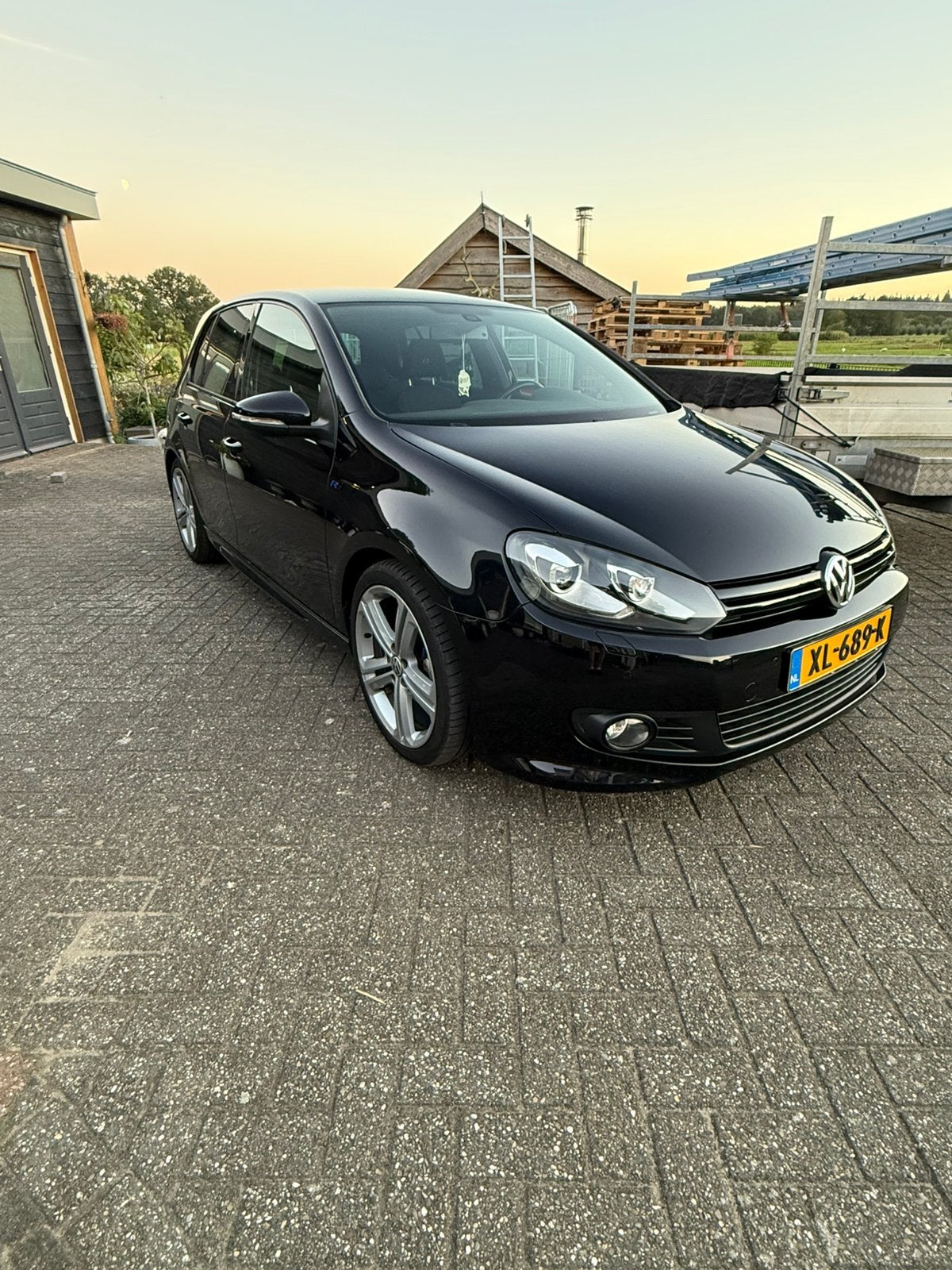Volkswagen Golf 1.4 TSI 90KW DSG 2011 Zwart, Auto's, 4 cilinders, 650 kg, 1216 kg, Golf