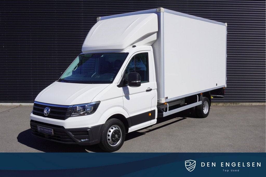 Volkswagen Crafter 164pk Dubbellucht Bakwagen Navigatie Appl, Auto's, Gebruikt, Euro 6, 4 cilinders, Volkswagen