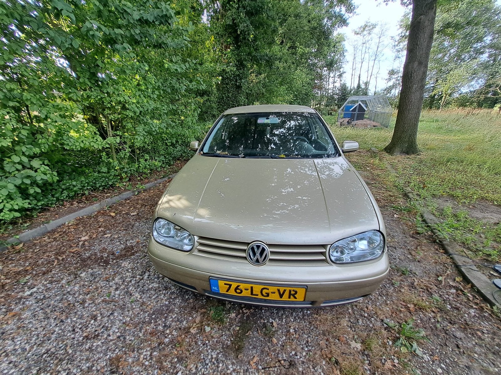Volkswagen Golf 1.6 77KW 2003 Beige, Auto's, Voorwielaandrijving, 4 cilinders, 1200 kg, Handgeschakeld