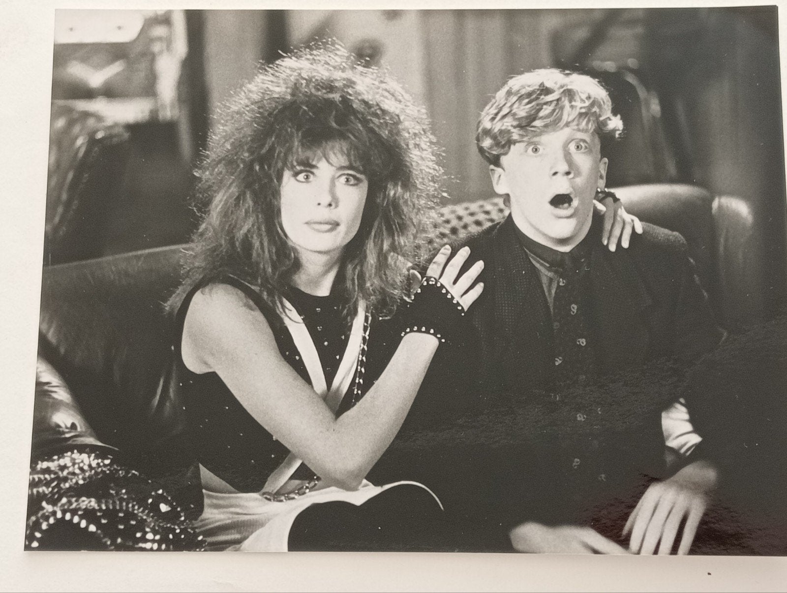 Weird Science Filmfoto - 18 x 24 cm, Gebruikt, 1980 tot heden, Foto, Ophalen of Verzenden