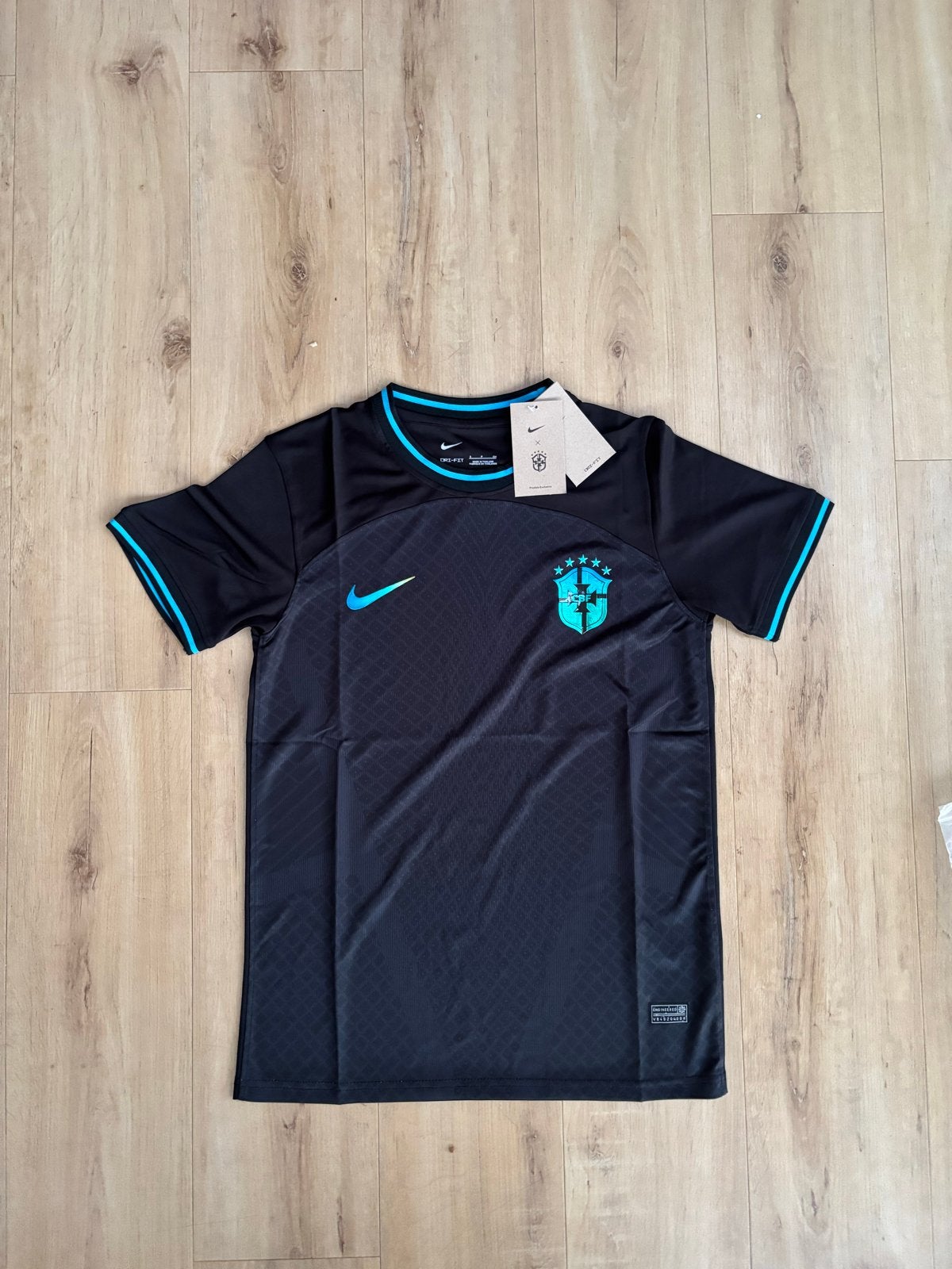 Nike Brazilië voetbalshirt 2022/2023 Zwart - Maat S, Ophalen of Verzenden, Nieuw, Maat 46 (S) of kleiner, Zwart