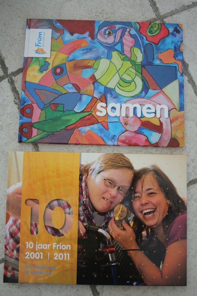 2 boeken Frion Zwolle - 10 jaar Frion en Samen, Ophalen of Verzenden, Zo goed als nieuw