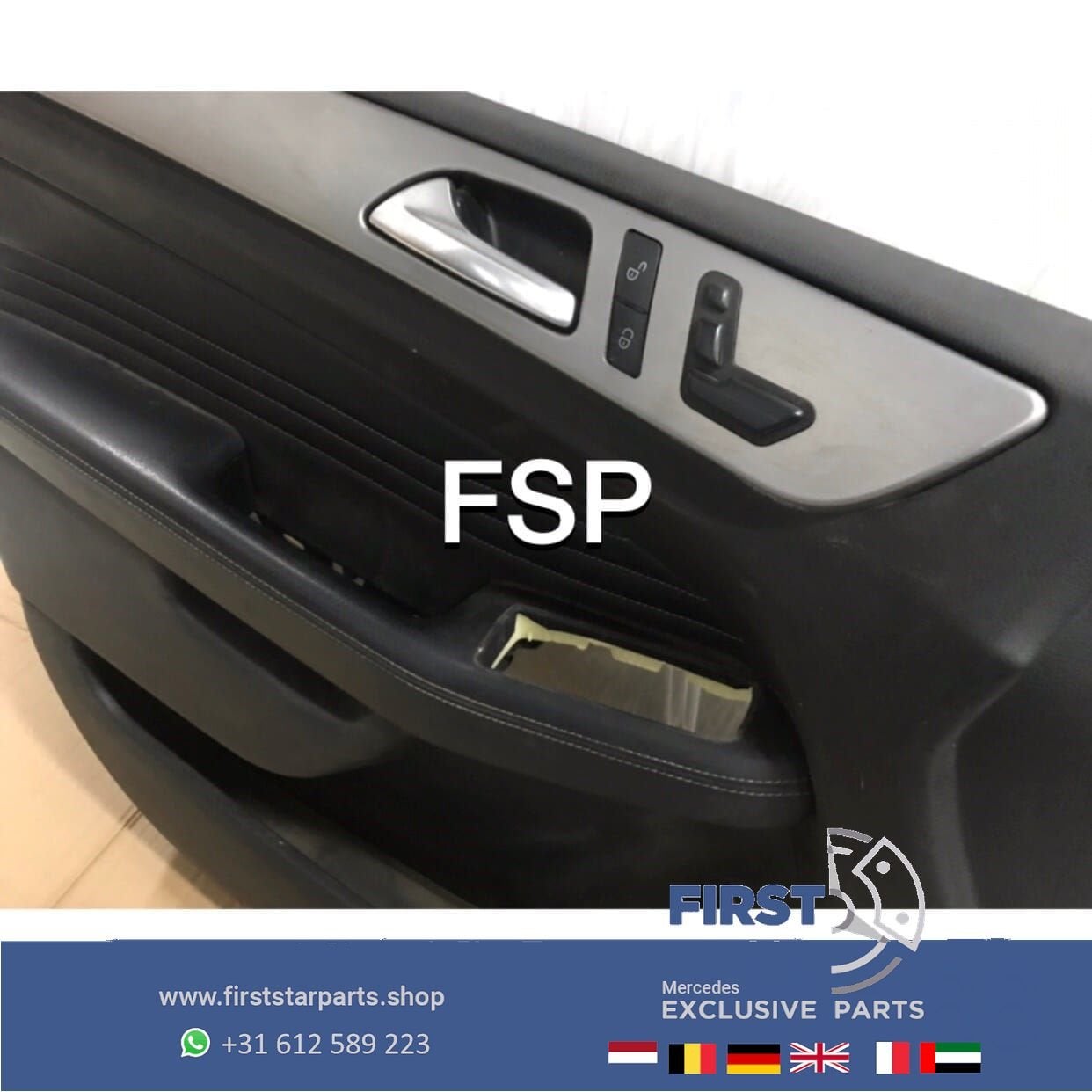 W166 DEURPANEEL Mercedes ML / GLE KLASSE DEUR PANEEL KAART, Auto-onderdelen, Interieur en Bekleding, Gebruikt, -, Ophalen of Verzenden