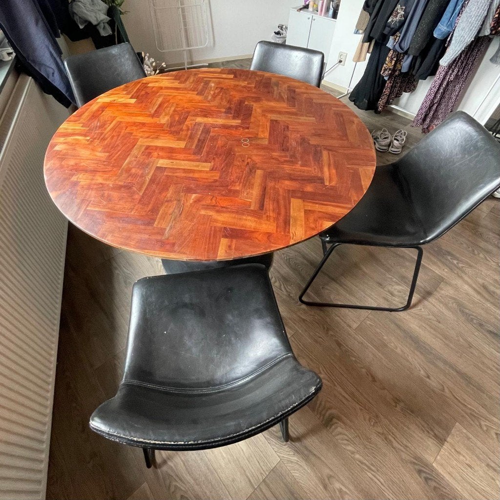 Foto 4 van Tafel, stoelen, ronde rafel, set, compleet