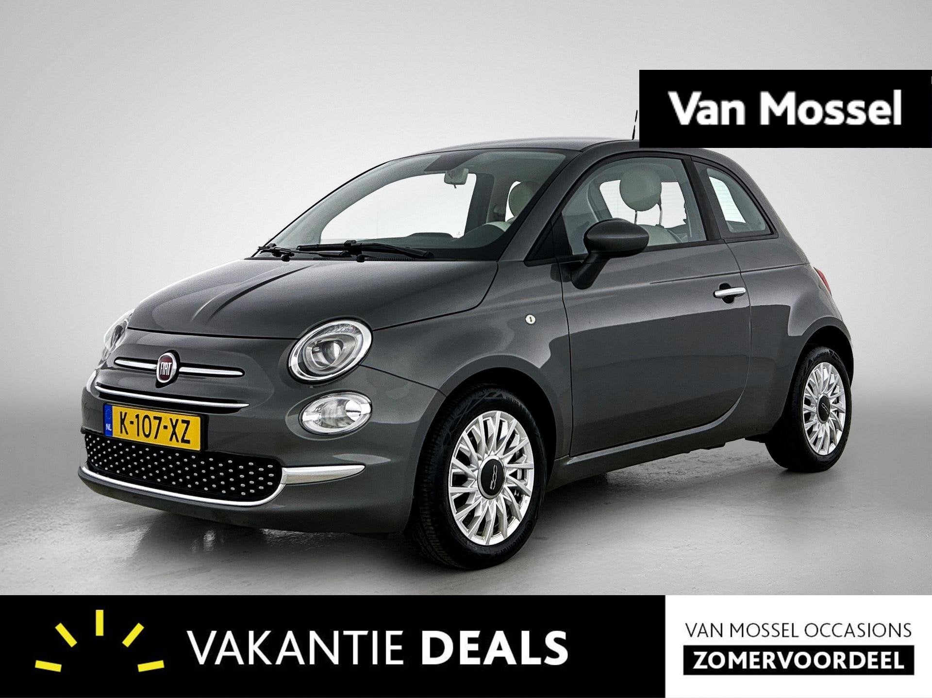 Fiat 500 1.0 Hybrid Lounge | Te Financieren v.a. €158,- P/, Auto's, Fiat, Voorwielaandrijving, 12 maanden, Stof, Euro 6