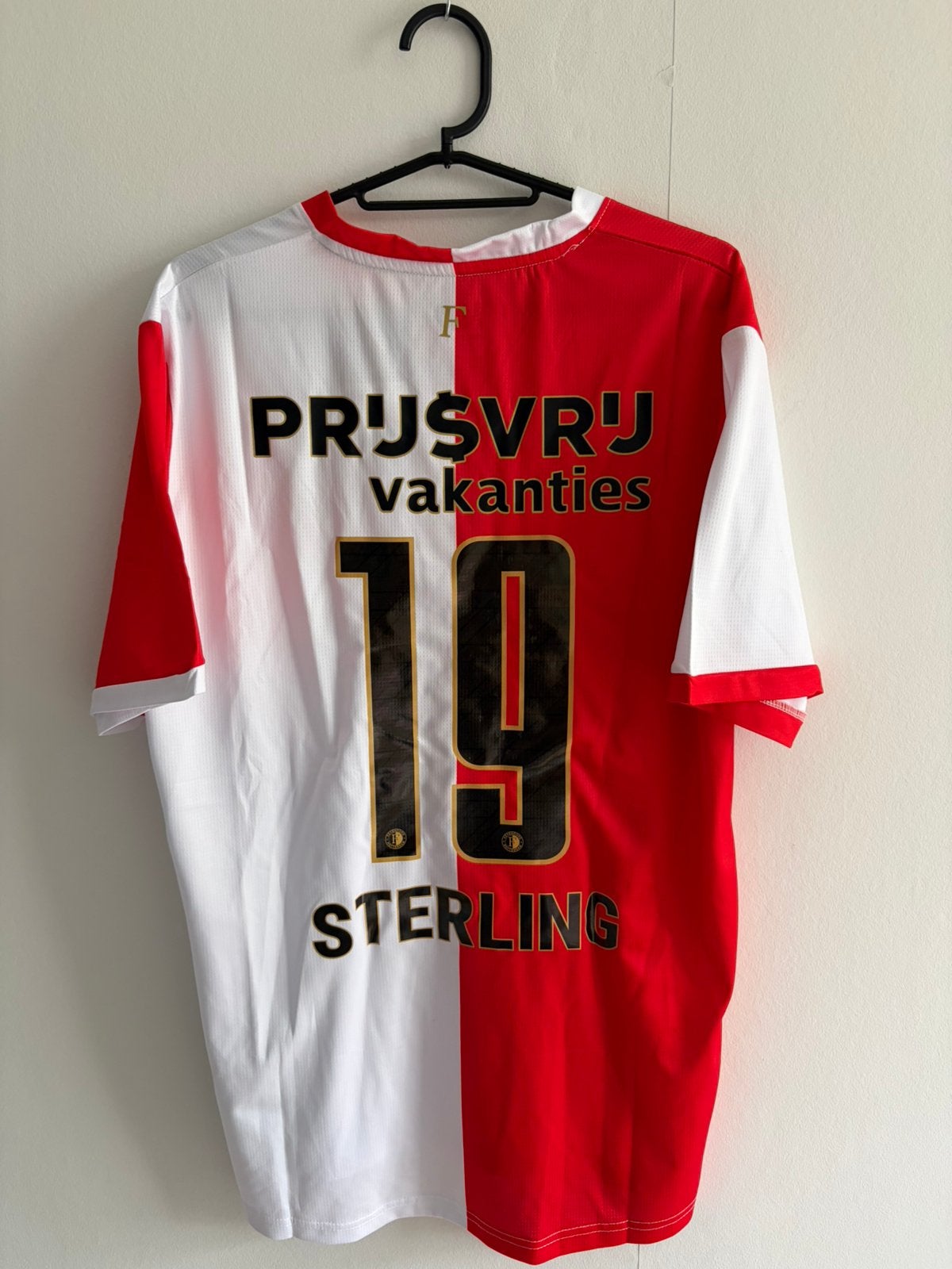 Sterling Feyenoord 2025/26 thuis, Ophalen of Verzenden, Nieuw, Rood, Voetbal