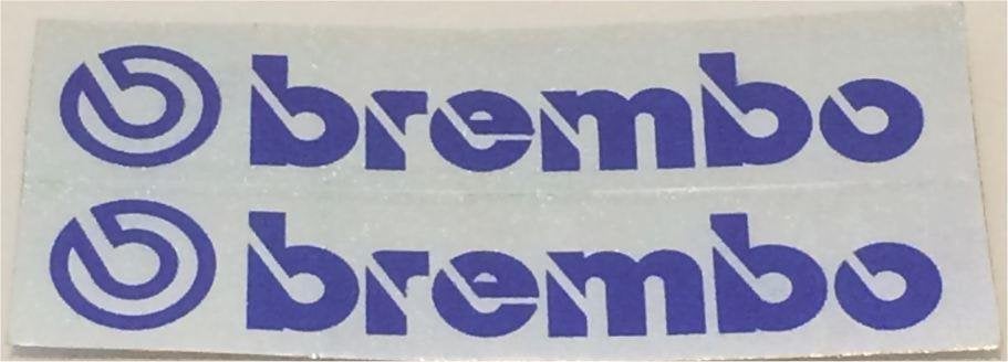 Brembo metallic sticker set #11, Verzenden
