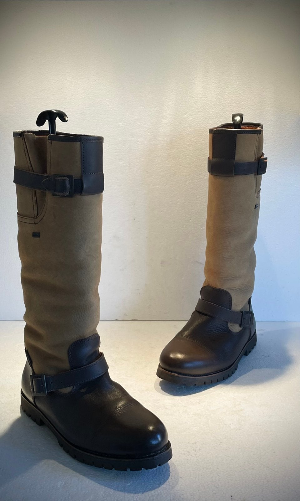 Waterproof wol gevoerde leren laarzen boots Human Nature 41, Hoge laarzen, Bruin, Ophalen of Verzenden, Zo goed als nieuw