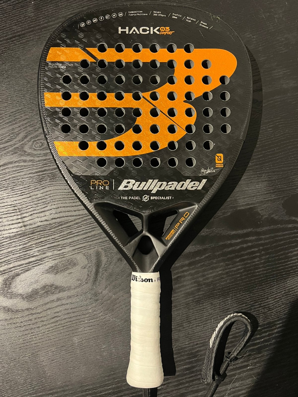 Bullpadel Hack 03 Comfort 2024, Ophalen of Verzenden, Zo goed als nieuw, Padelracket