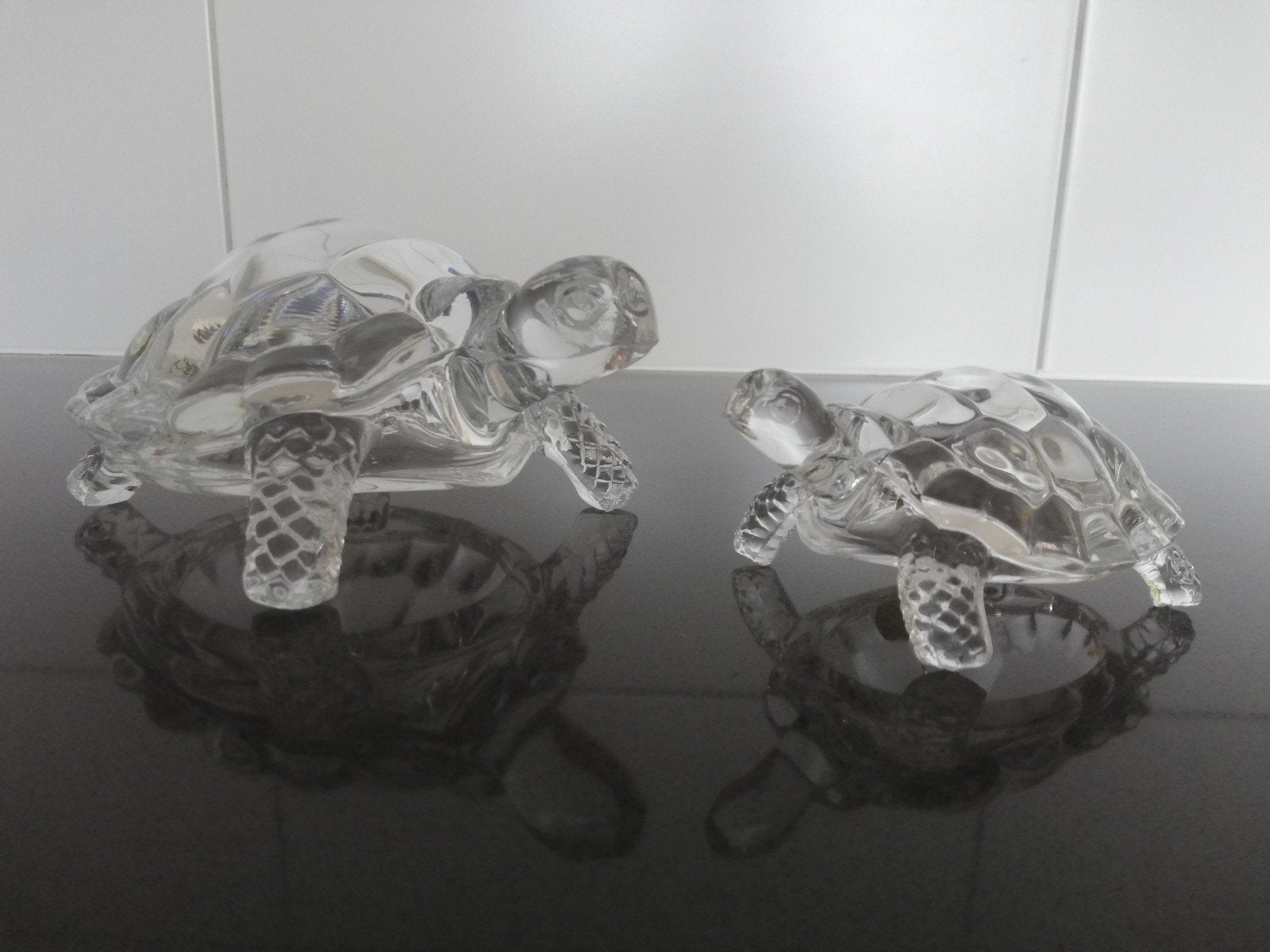 Kristallen Schildpadden - Cristal D'arques France., Antiek en Kunst, Antiek | Glas en Kristal, Ophalen of Verzenden