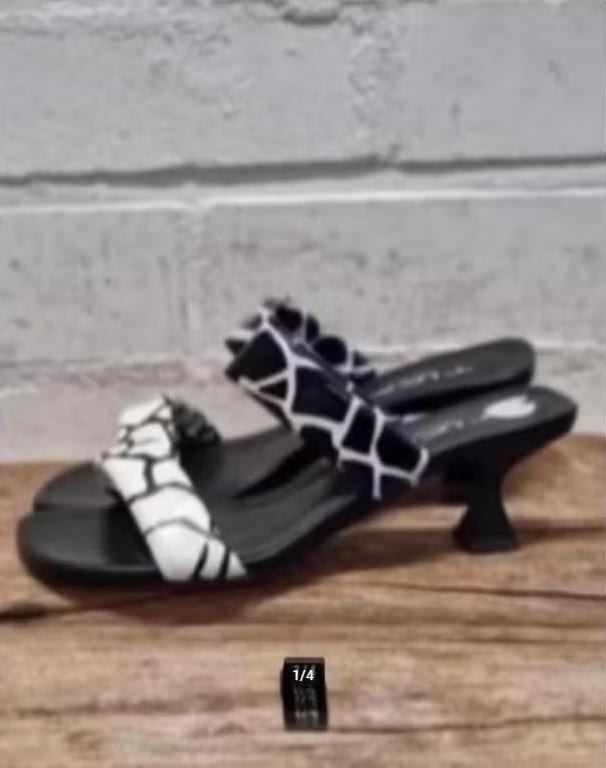 TIFFI - Prachtige leren muiltjes maat 37 - Nieuw €165, Kleding | Dames, Pumps, Zwart, TIFFI, Nieuw