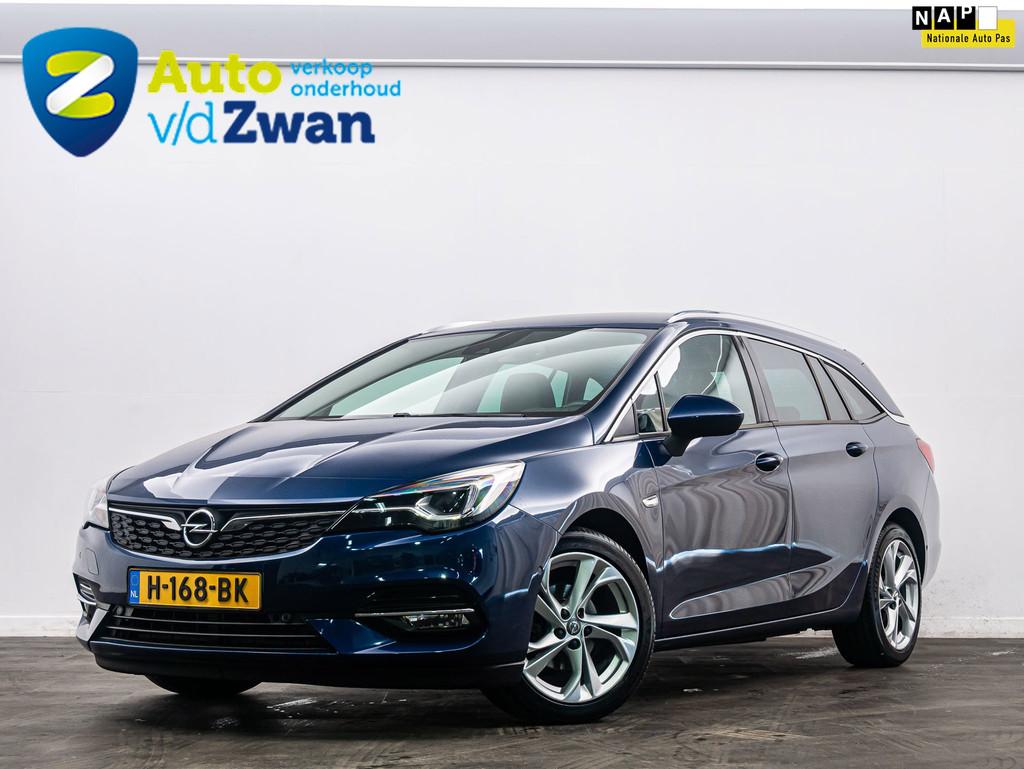 Opel Astra Sports Tourer 1.4 Elegance CarPlay/Camera/Cruise, Stof, Gebruikt, Blauw, Origineel Nederlands