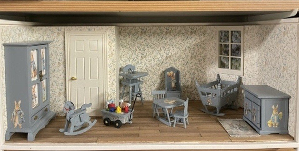 poppenhuis complete baby/peuterkamer, Ophalen of Verzenden, Nieuw, Poppenhuis
