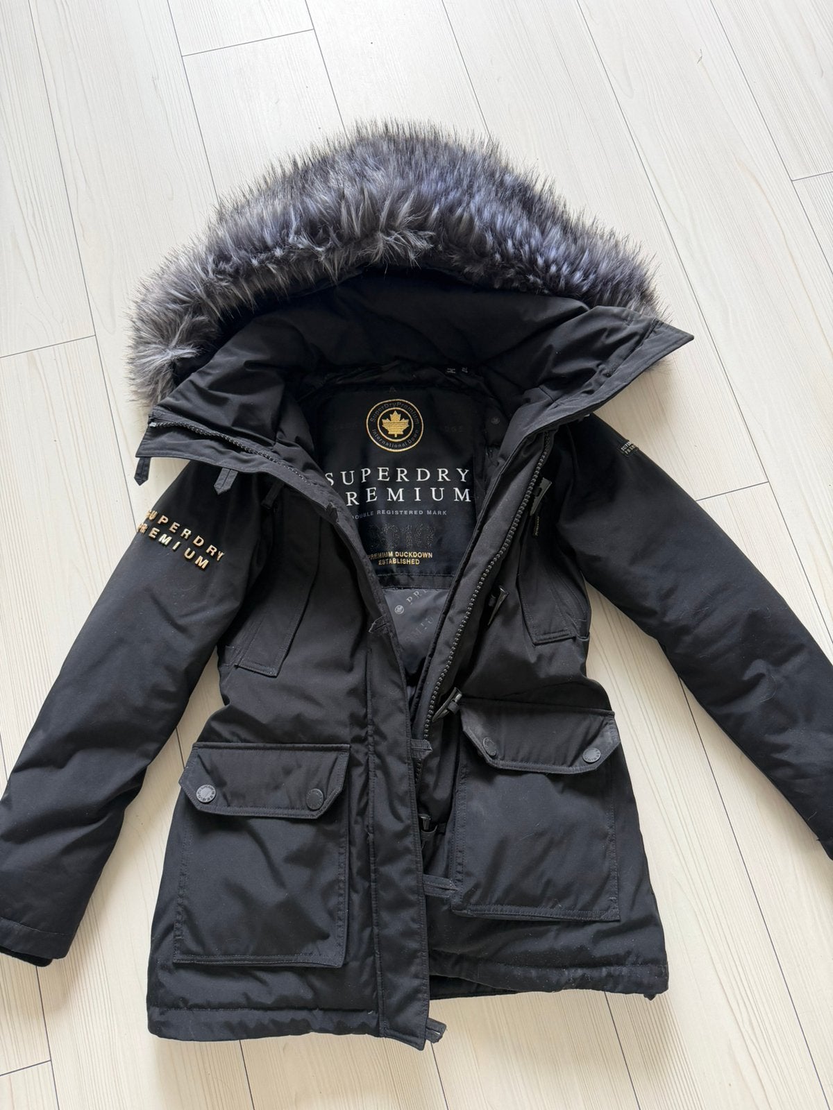 Dames winterjas, Verzenden, Nieuw, Maat 38/40 (M), Zwart